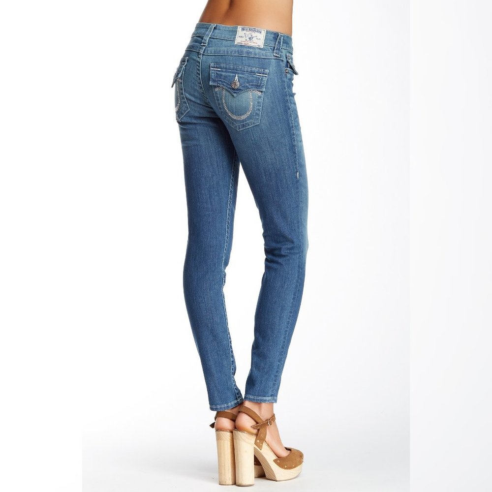 True Religion Flap Pocket Jean Legging - Picture 2 of 12